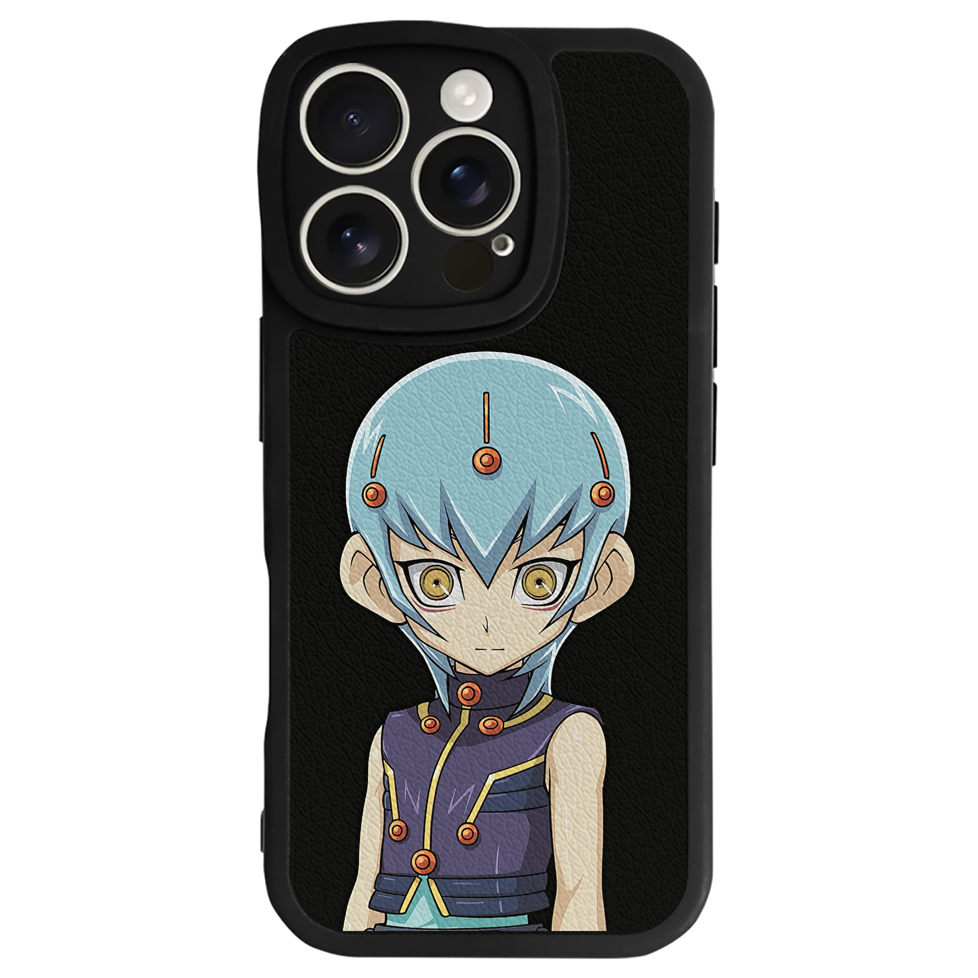 遊☆戯☆王 Yu-Gi-Oh! 【iPhone 16シリーズ対応】シリコンスマホケース（レザー調） 材質：シリコン